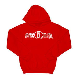 Three 6 Mafia Logo "Hoodie" Red