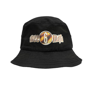 Bucket Hat "Three 6 Cover WD Logo" Black