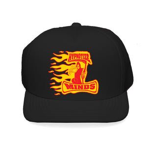 Trucker Hat "Hypnotize Camp Posse Flames" Black