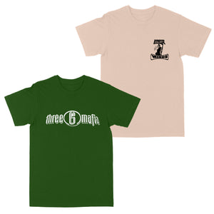 2 Tee Bundle "Forest Green & Sand"