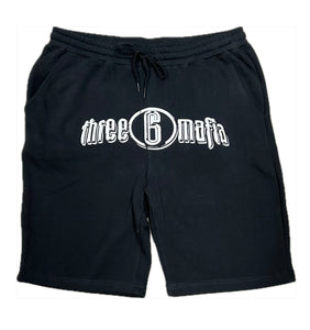 L2S Three 6 Mafia Big Front Logo "Shorts" Black