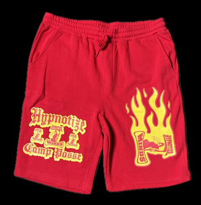 L2S Camp Posse Flames "Red" Shorts