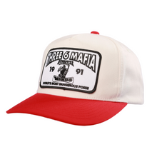 Load image into Gallery viewer, Snapback &quot;Hypnotize Established&quot; Cream/Red