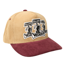 Load image into Gallery viewer, Snapback &quot;Triple Hyp&quot; Cream/Purple Corduroy