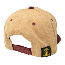 Load image into Gallery viewer, Snapback &quot;Triple Hyp&quot; Cream/Purple Corduroy