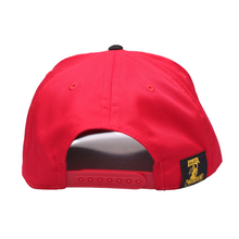 Load image into Gallery viewer, Snapback &quot;Triple Hyp&quot; Red/Black Hat
