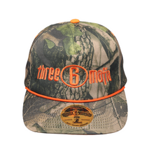 Load image into Gallery viewer, Snapback &quot;Three 6 Mafia Orange Logo&quot; Tree Camo