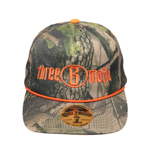 Snapback "Three 6 Mafia Orange Logo" Tree Camo