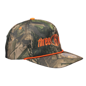 Snapback "Three 6 Mafia Orange Logo" Tree Camo