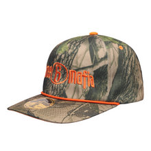 Load image into Gallery viewer, Snapback &quot;Three 6 Mafia Orange Logo&quot; Tree Camo