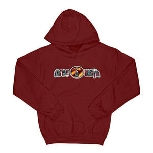 Three 6 Smoke Logo "Hoodie" Burgundy