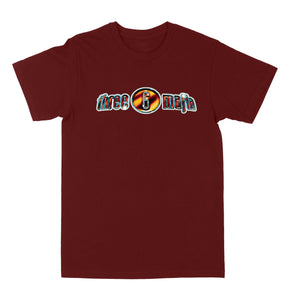Three 6 Smoke Logo "Tee" Burgundy
