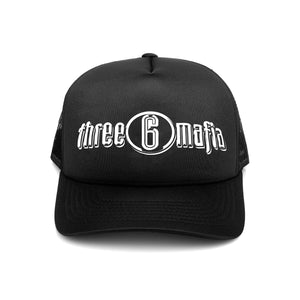 Trucker Hat "Three 6 Mafia Logo" Black