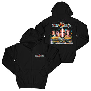 Smoke Clears "Zip Up Hoodie" Black.