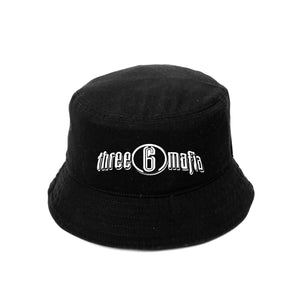 Bucket Hat "Three 6 Mafia" Black