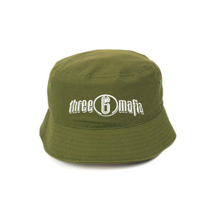 Bucket Hat "Three 6 Mafia" Olive