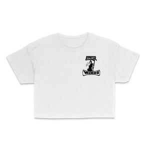Hypnotize Minds "Cropped Tee" White