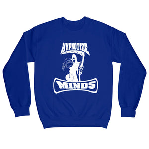 Hypnotize Minds White Logo "Crewneck" Royal Blue