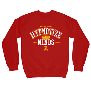 Hypnotize University "Crewneck Sweatshirt" Red
