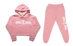 Three 6 Mafia "Crop Sweat Suit" Pink